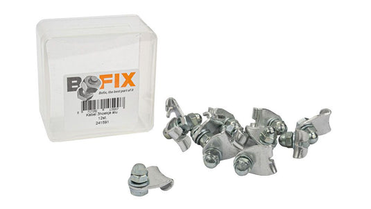 Bofix 241591 optrekdriehoekje alu per 12 st (1 doosje)