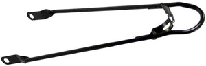 spatbordstang 26 inch staal zwart