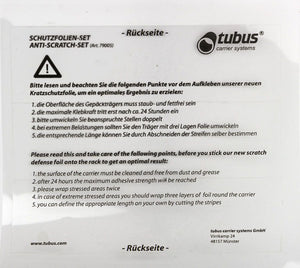 Tubus anp dragd bescherm sticker