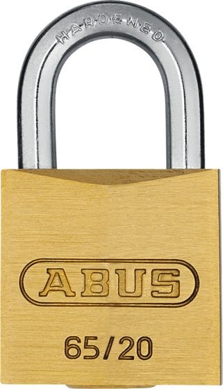 Abus Hangslot 65 20mm Goud - 3cm