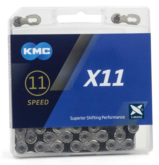 KMC X11 Fietsketting 114 schakels Zilver Zwart