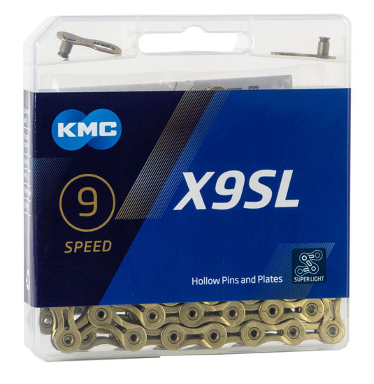KMC Fietsketting X9SL Ti-N Goud 114 schakels