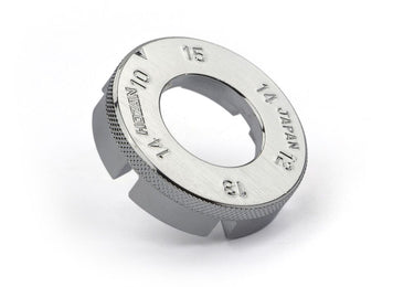 Hozan Nippelspanner rond chroom C-120
