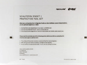 Tubus beschermfolie prot.foil set á 3 stickers transparent