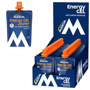 Maxim energy gel orange cafeïne