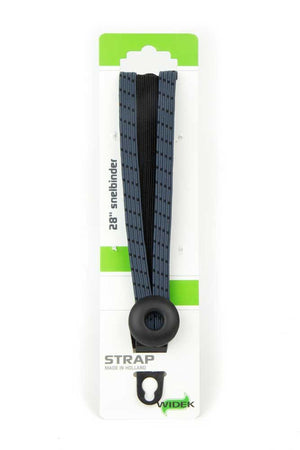 Widek b.v. widek eye binder 1x24 mm. zwart. 2x12 mm. blauwgrijs met zwarte stalen platen op kaart (54 cm.)
