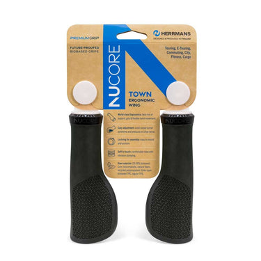 Herrmans handvatset nucore town peak 130 130mm zwart