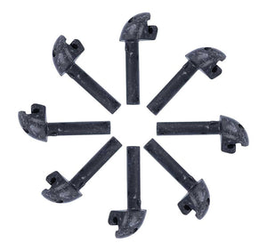 Eurofender spatd ef bev clip pvc zw set a 8