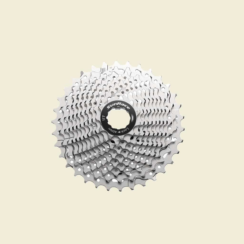 Afbeelding laden in galerijviewer, Spanninga sunrace cassette csrx11 11v 11-34t zilver
