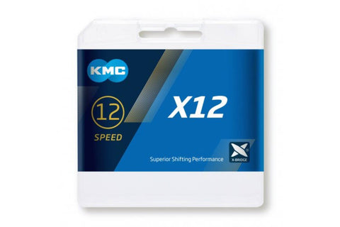 KMC ketting X12 silver 126s