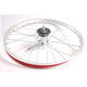 Achterwiel 20 x 1.75 aluminium met favorit remnaaf - zilver