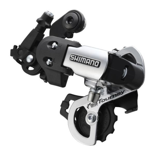 Shimano achterderailleur 6 7-speed tourney rd-ft35 - directe montage d-type - zilver zwart