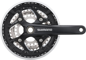 Shimano fc-t551 crankset w chain guard