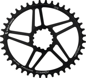 Wolf tooth components elliptical direct mount flattop chainring for sram cyclocross road