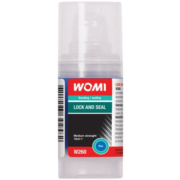 Load image into Gallery viewer, Womi w260 lock and seal blue 15ml
