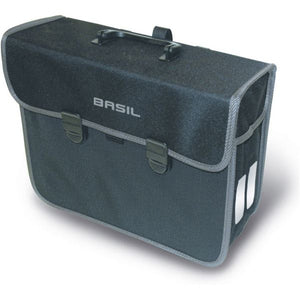 Basil Malaga Fietstas Zwart 13L