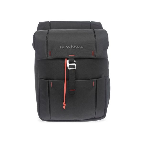 Load image into Gallery viewer, Newlooxs tas new looxs vigo double atran zwart | 37l
