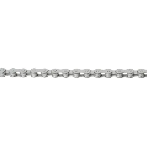 Load image into Gallery viewer, KMC Stadsfiets Fixed Gear Fietsketting 112 schakels zilver
