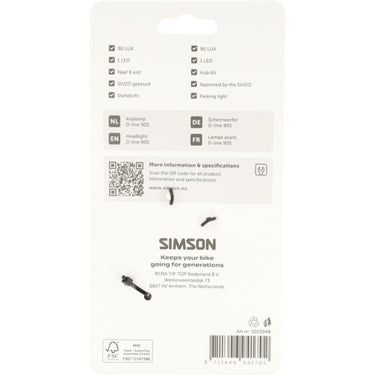 Simson koplamp aurora d-line 90s