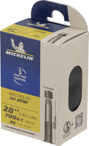 Load image into Gallery viewer, Michelin a3 airstop inner tube for 28
