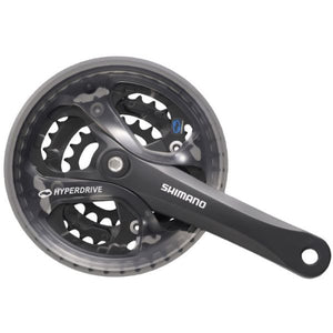 Shimano benelux b.v. shimano efcm361e888cl crankstel acera m361 7 8-sp zwart 48x38x28t+cg kk vierk 175 mm (-4mm)