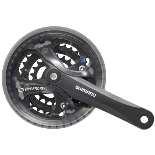 Shimano crankstel 7 8 speed acera fc-m361 - 175 48 x 38 x 28t met kettingscherm - zwart