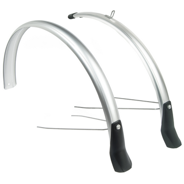 Spatbordset Eurofender Elegance 28 x 46 mm - smoke titanium