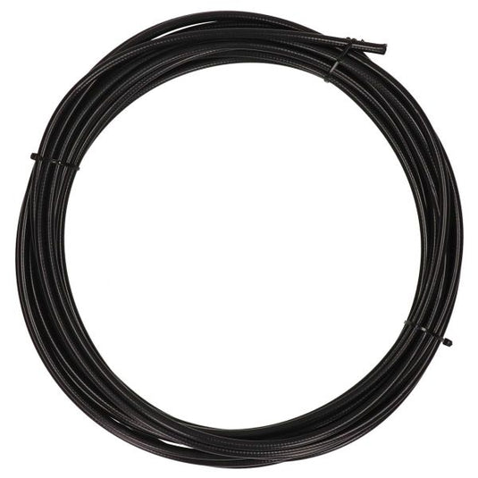 Edge rem buitenkabel ø5mm 10 meter met teflon voering - zwart