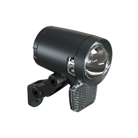 Koplamp Herrmans H-Black Pro dynamo - aan uit functie - met houder - 200 lumen