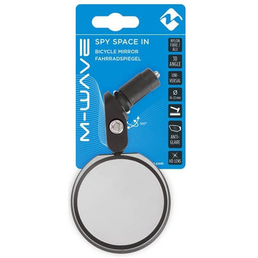 M-wave spy space in bicycle mirror