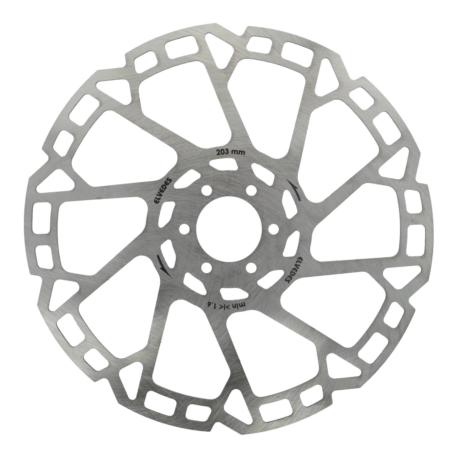 Elvedes remschijf 6-gaats ø203mm T=1,8mm