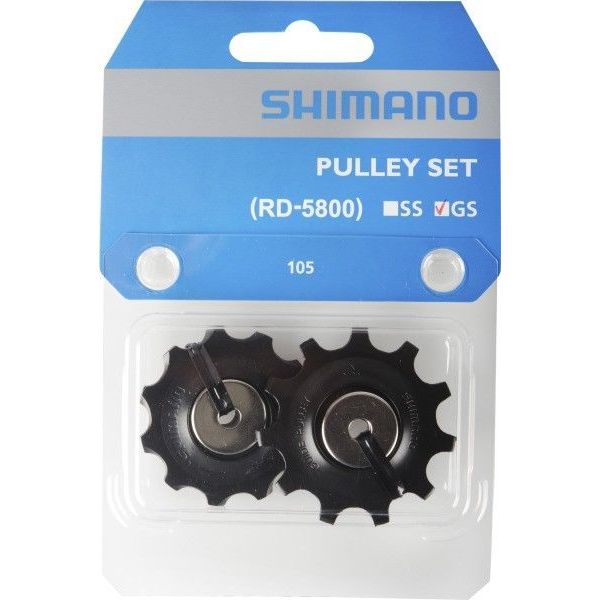 Afbeelding laden in galerijviewer, Shimano derailleurwielset 11 speed 105 rd-5800-ss (voor korte kooi)
