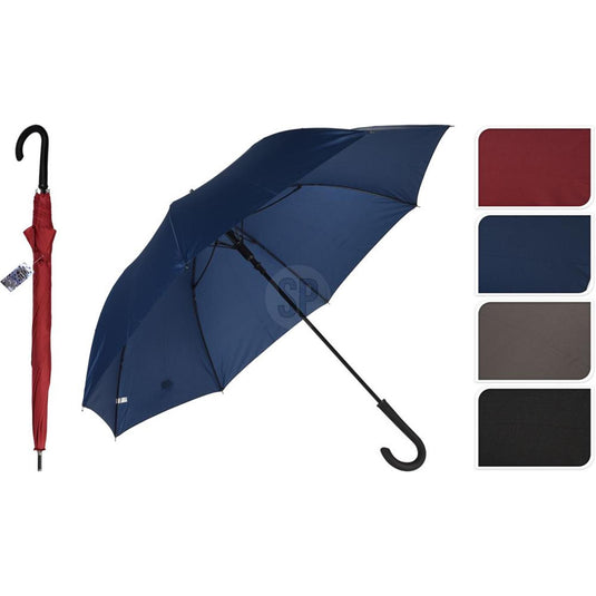 Pioneer paraplu met gebogen greep ø111cm ass