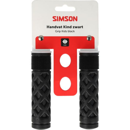 Simson handvatten kinder zwart-zwart