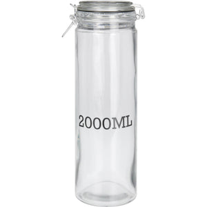 Excellent houseware voorraadpot glas 2l voorraadpot glas 2 liter