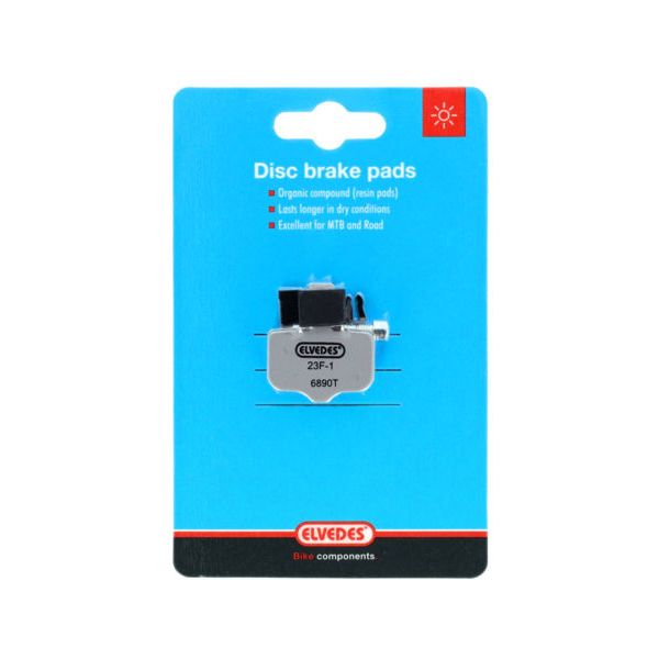 Load image into Gallery viewer, Elvedes cable systems bv schijfremblokset elvedes - avid - organische compound (resin) - 1 paar
