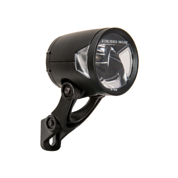 Load image into Gallery viewer, Koplamp Herrmans H-Black MR8 dynamo - aan uit functie -met houder - 180 lumen
