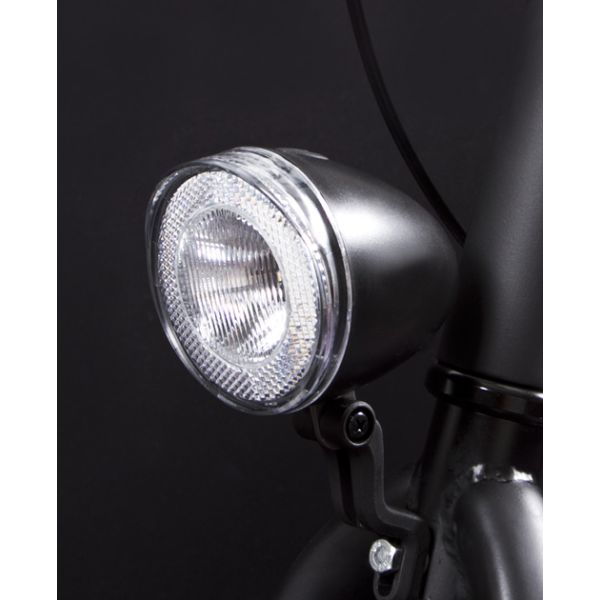 Load image into Gallery viewer, Spanninga swingo koplamp zwart batt. kaart
