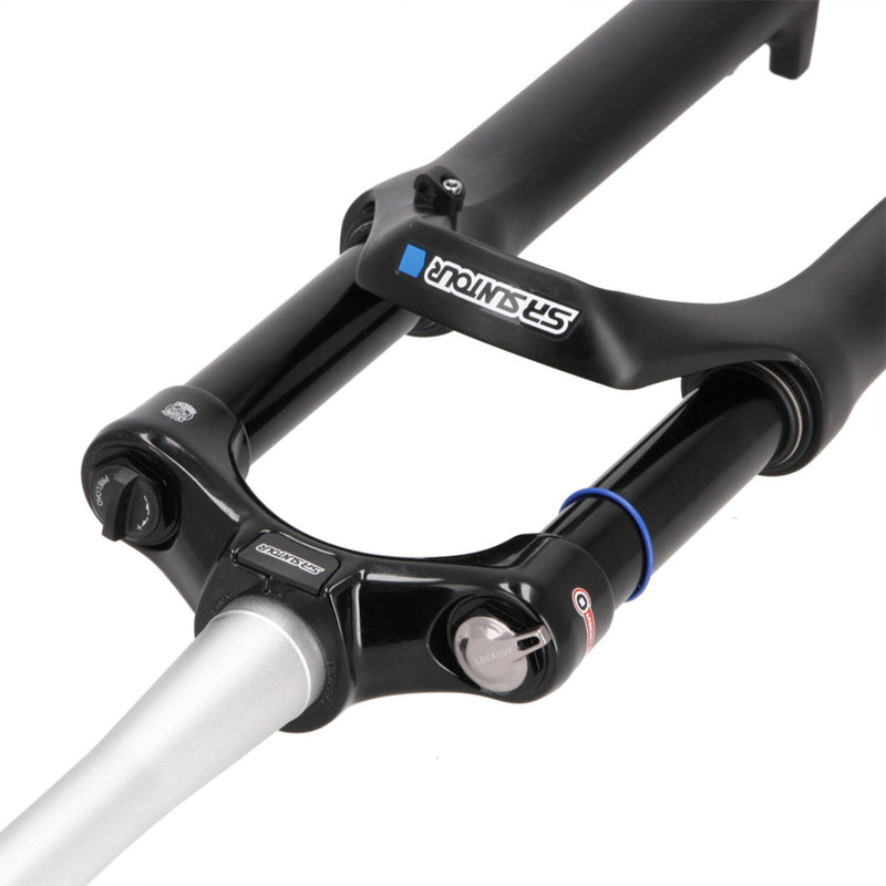 Load image into Gallery viewer, Srsuntour sr suntour - vork mobie 45 lor ds coil 700c 100mm tapered 15mm zwart
