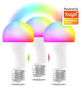 Enzo denver led gls mat rgb e27 9w 3-pack dimbaar smart wi-fi tuya - led5040