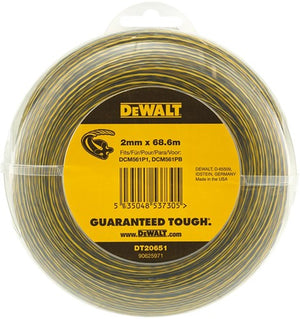 Dewalt accessoires 18v grastrimmer - vervangdraad 2mm - dt20651-qz