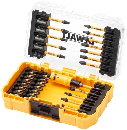 Dewalt accessoires 31-delige flextorq torx schroefbitset | in tough case - dt70745t-qz