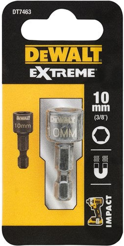 Dewalt accessoires bitdop | impact | magnetisch | zeskantdop | 10 mm - dt7463-qz