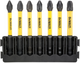 Dewalt accessoires bitset | houder + impact torsion | 57 mm | pbitset | h1 x1, pbitset | h2 x2, pz1 x1, pz2 x2, pz3 x1 - dt70819-qz