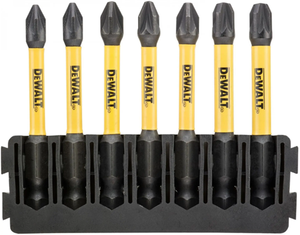 Dewalt accessoires bitset | houder + impact torsion | 57 mm | pz1 x2, pz2 x3, pz3 x2 - dt70822-qz