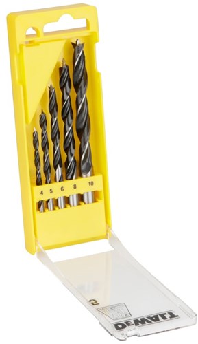 Dewalt accessoires dewalt dt4535 5-delige houtspiraalborenset
