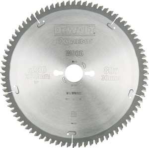Dewalt accessoires cirkelzaagbl. s40 250x30x80t - dt4287-qz