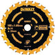 Dewalt accessoires cirkelzaagblad 165x20x24t finish, kerf 1,65mm - dt10624-qz