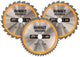 Dewalt accessoires cirkelzaagblad 3 pack 250x30mm : 2x dt1956-qz + 1x dt1957-qz - dt1963-qz