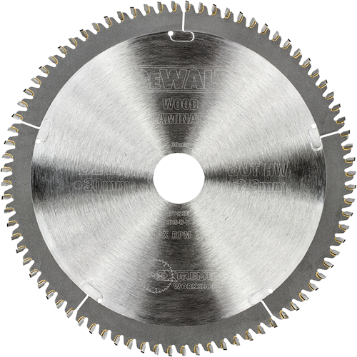 Afbeelding laden in galerijviewer, Dewalt accessoires dewalt dt4286-qz - cirkelzaagblad - 216mm - 30mm - 80 tanden
